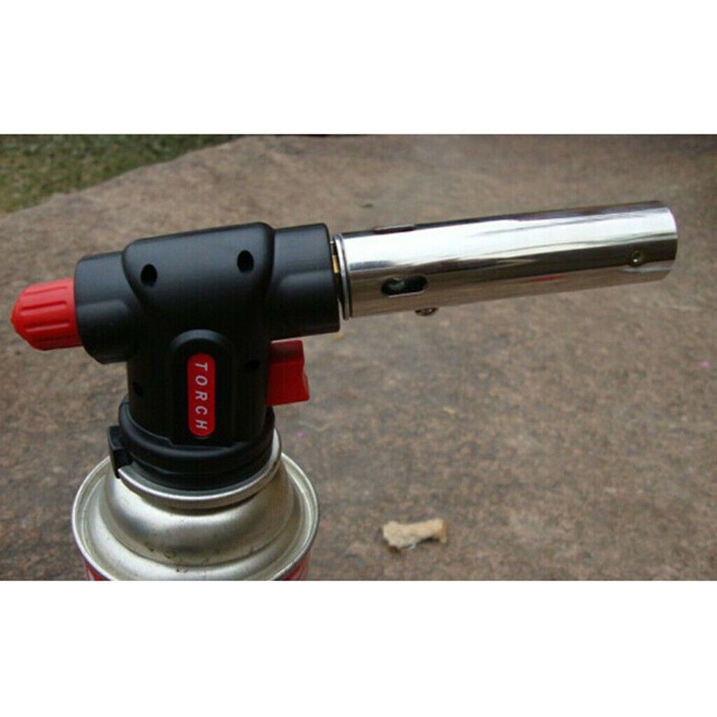 Picnic Gas Torch Butane Burn Flame Lighter Outdoor Ignition Flamethrower