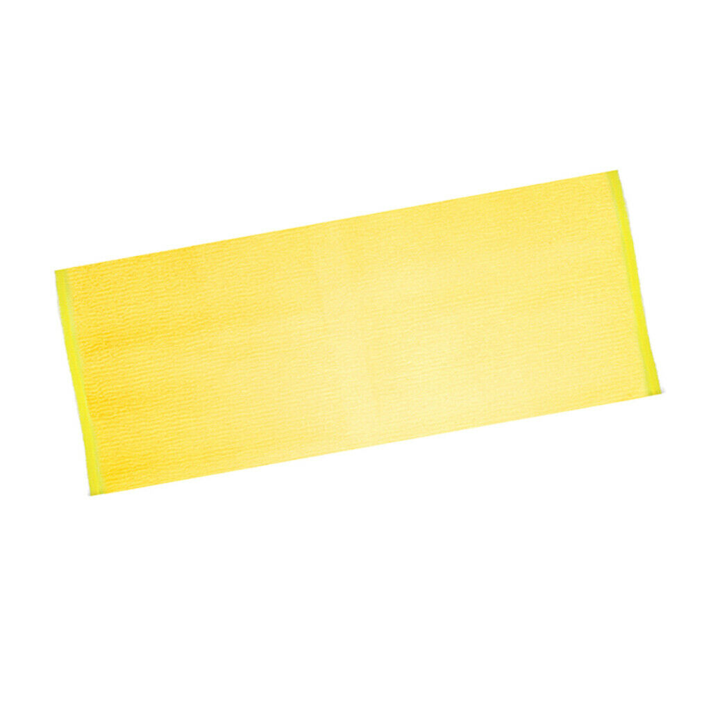 Lots 2 Soft Exfoliating Back Strap Bath Cloth Towel Body Cleaning Red+Yellow