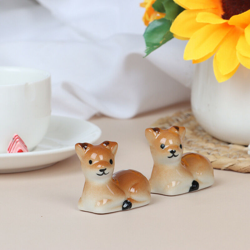 Cute Sika deer Ceramic Chopsticks for Daily Use Chopstick Rack Chopstick .l8