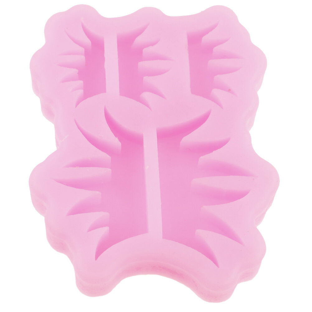 grass silicone mold chocolate fondant cake mold kitchen baking decor tool.l8