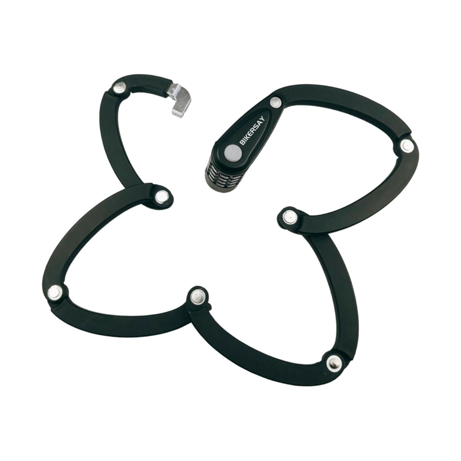 Bike Folding Lock Bicycle Password Locks Heavy Duty Anti-cut Cable Locks