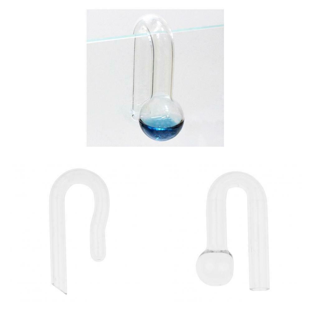 2x CO2 Glass Drop Checker - Aquarium Real time Solution Liquid Indicator