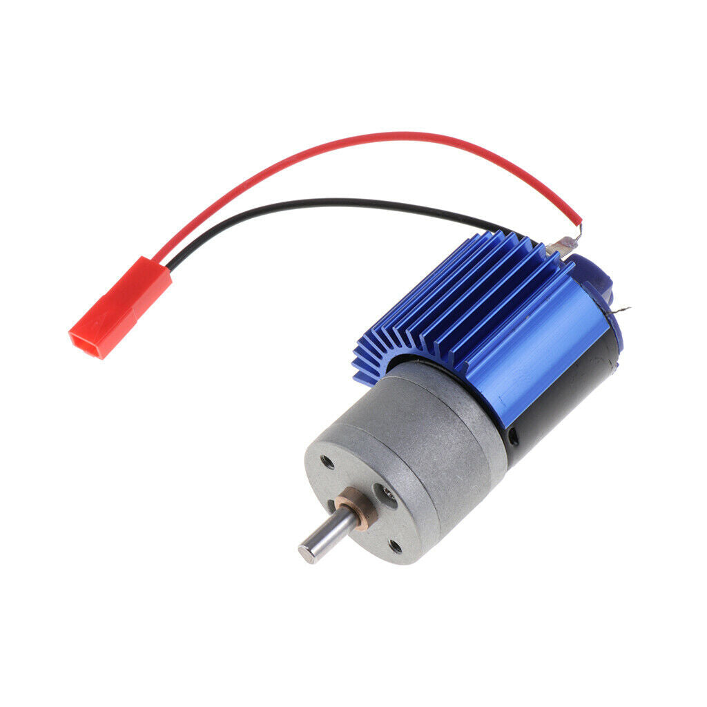 370 Motor & Heatsink Blue For WPL B14 B24   Q60 Q61 Upgrade Parts DIY