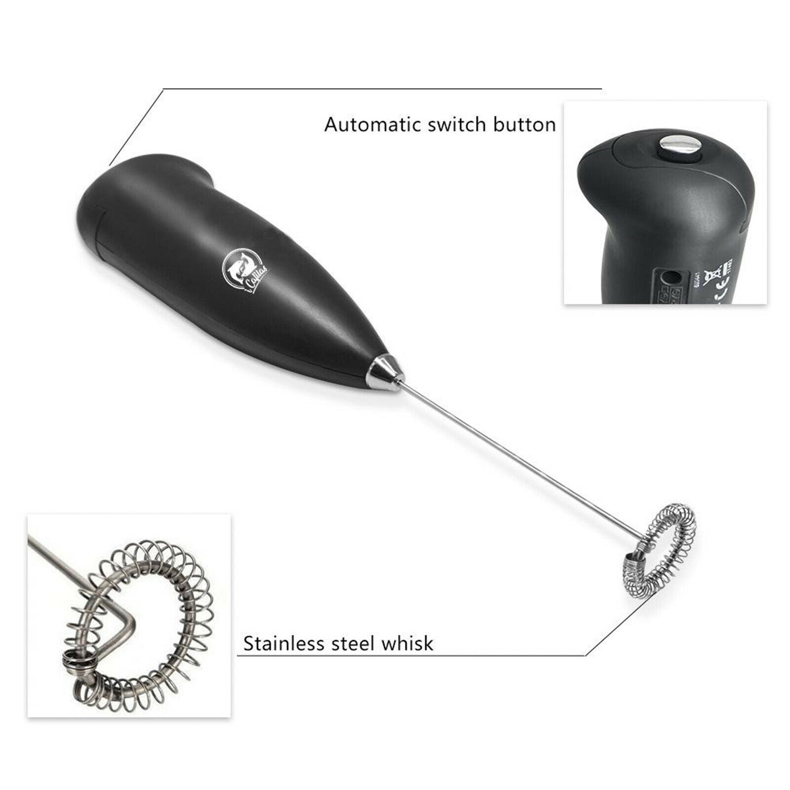 Multi-Purpose Milk Frother Handheld Blender Stick Electric for Matcha Mixer