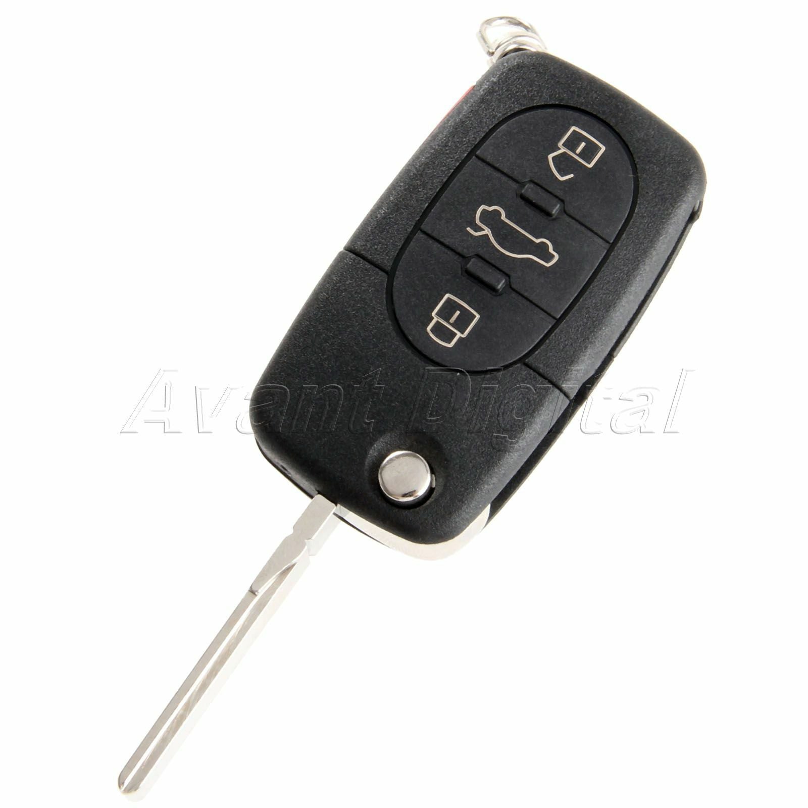 Remote Car Folding Key Entry Fob Case Shell Pad with Blade for  TT S4 A4 A6