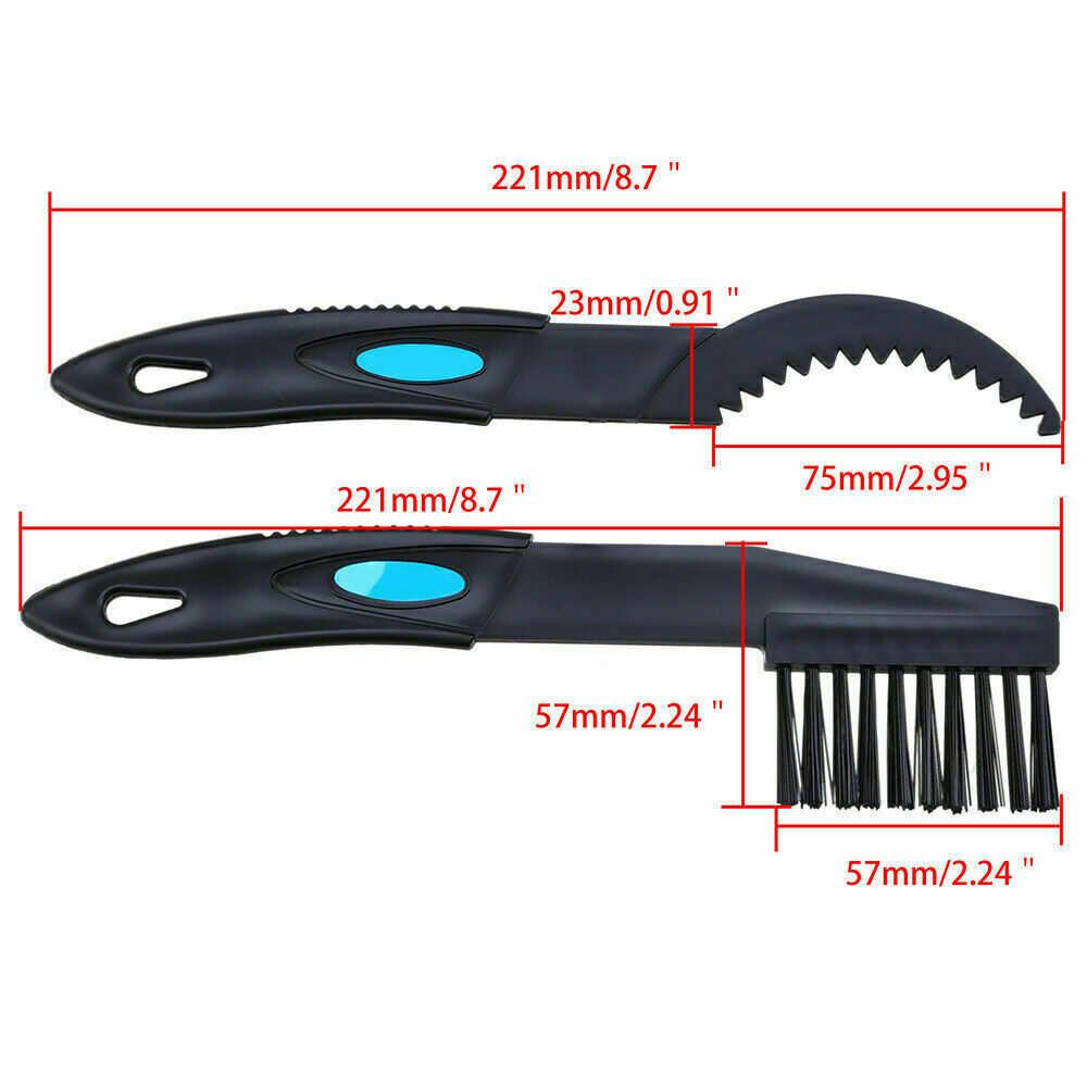 Motorcycle Chain Wheel Brush Washable Cleaner Flywheel Tool ABS Kits Scooter New