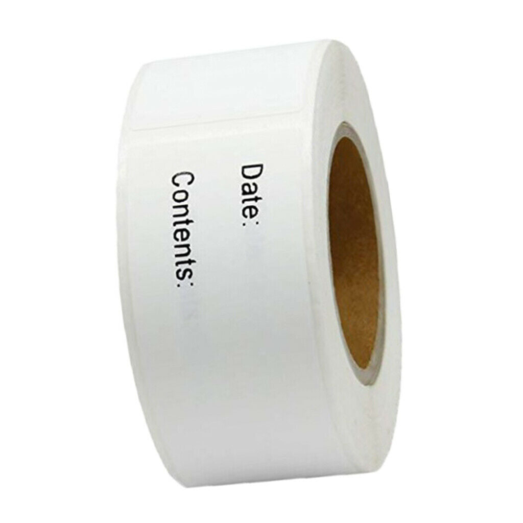 125 Pieces of Self-adhesive Removable Freezer Storage Labels