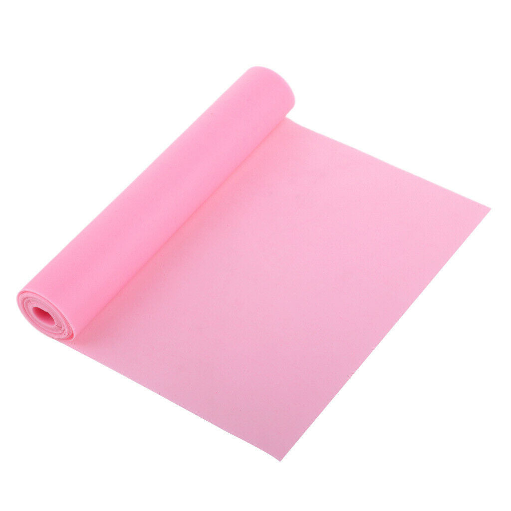 Elastic Resistance Loop Band Exercise Yoga Fitness Trainning Strap Pink
