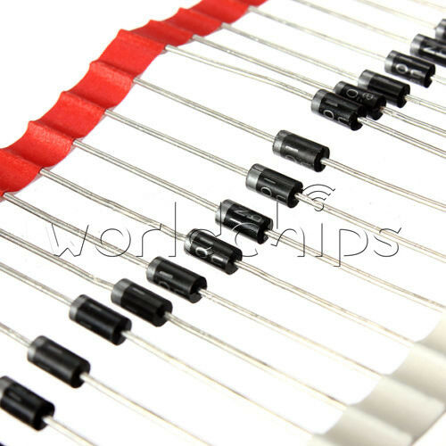 100PCS 1A 50V rectifier diode 1N4001 IN4001 DO-41 SSY-2420 NEW