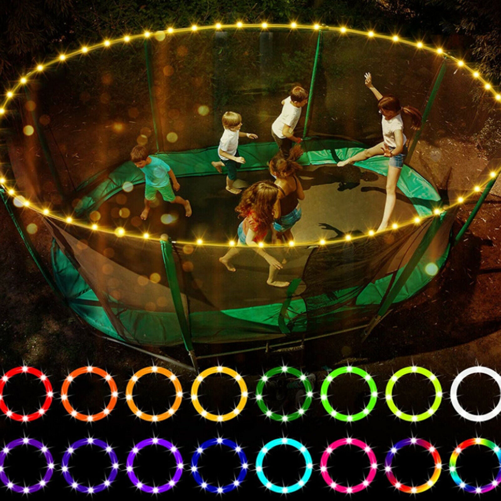 39.37ft Colorful Strip Light with Remote Controller for Patio Parties Gift