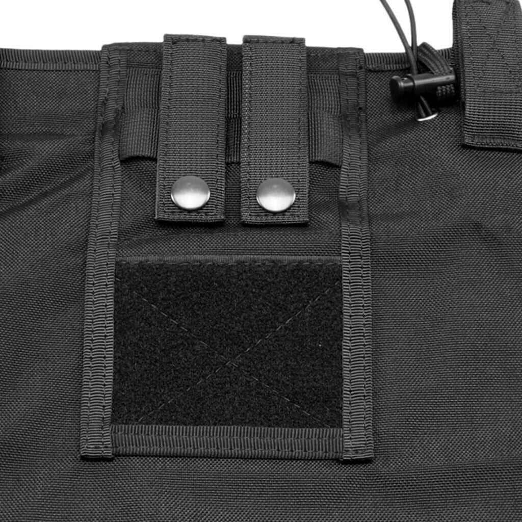 Camping Hunting Molle Magazine Dump Drop Pouch Compact Bag black