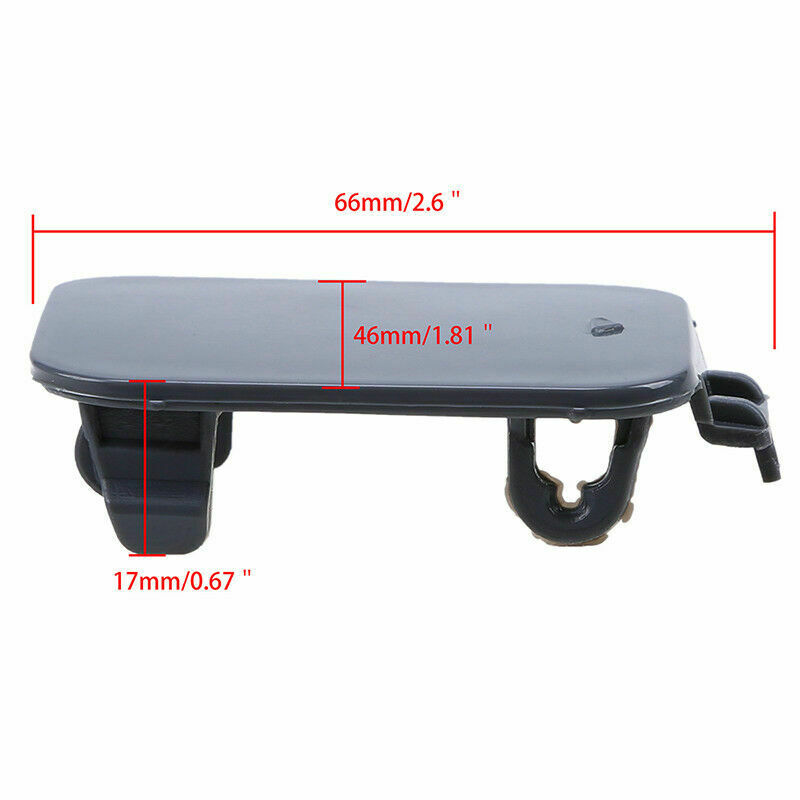 For BMW E60 E61 520i 528i 528xi 535i Front Bumper Tow Hook Cap cover Eye Access