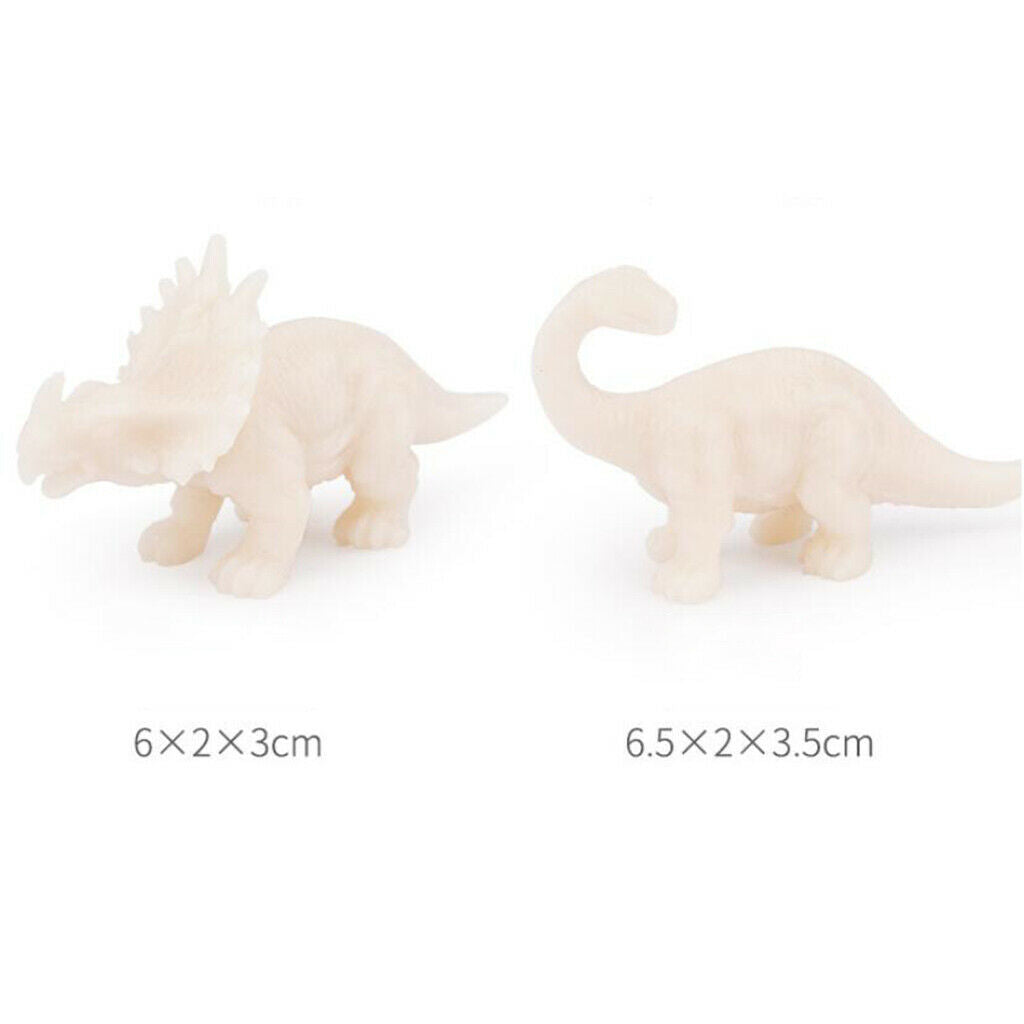 Dinosaur Painting Set with 6 Dinos & Painting Accessories, Kids Fun Paint Your