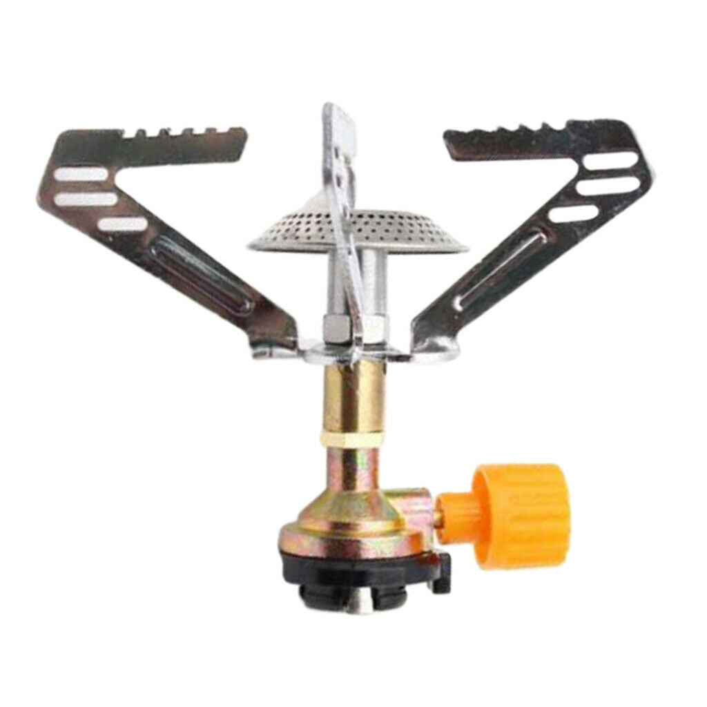 Gas Stove Single Burner Backpacking Stove Zinc Alloy for Mountaineering