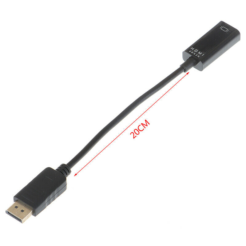 4K Displayport DP to HDMI Adapter 1080P Display Port Cable Converter DD