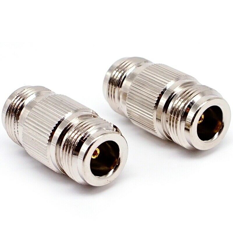 5Pcs N Female to N Female Connector RF Coaxial Cable Adapter Barrel Connector M3