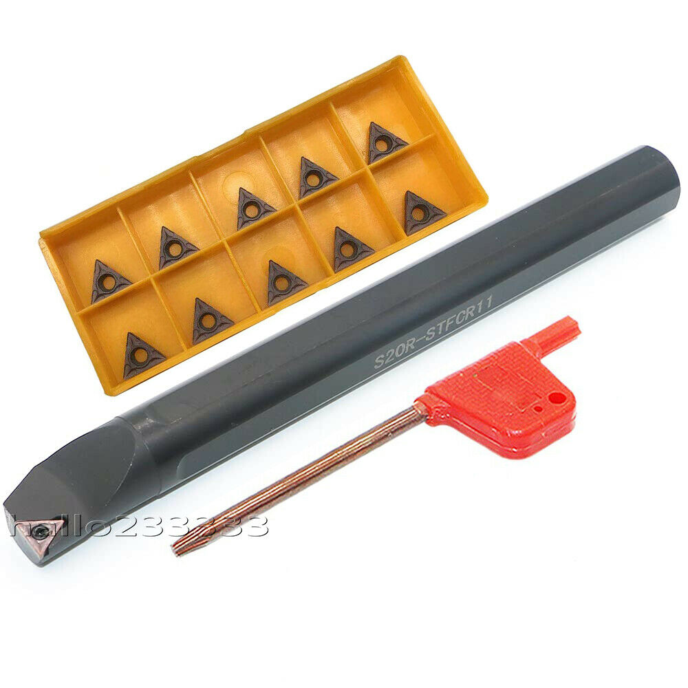 91° S20R-STFCR11 Internal Lathe Boring Bar Turning Tool + TCMT110204 insert