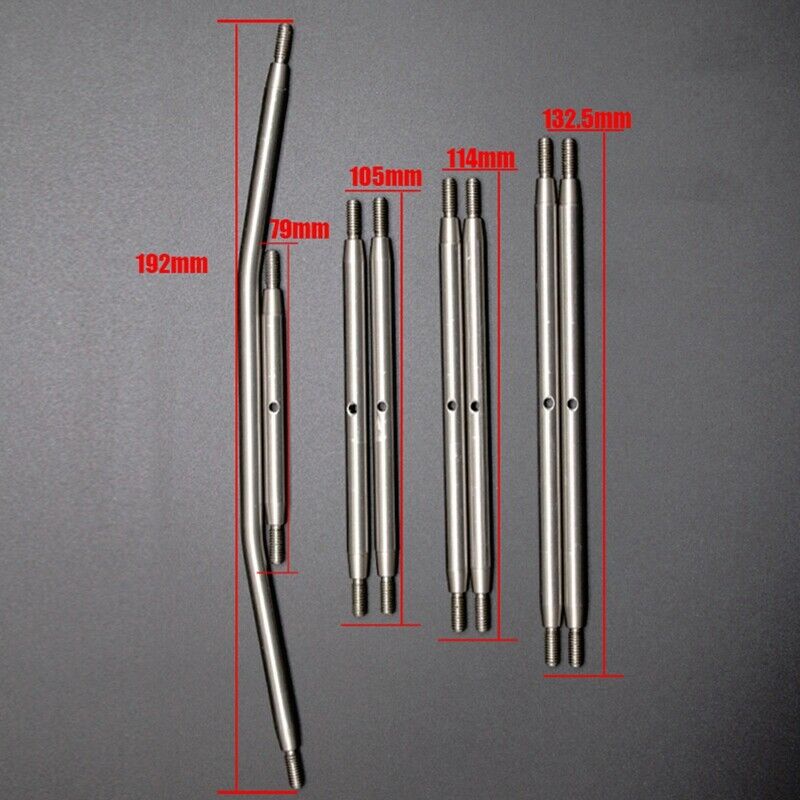 Metal Suspension Link Rod Linkage Stee Pull Rod for AXIAL RBX10 Ryft AXI0300Z5G4