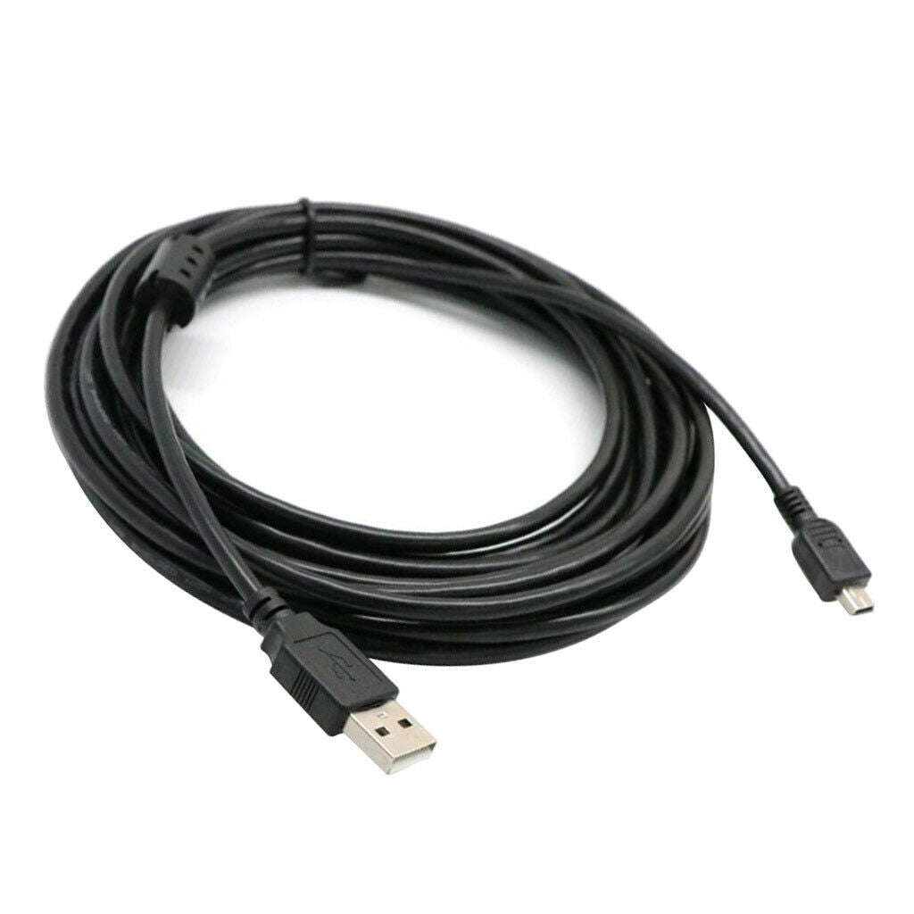 USB 2.0 A Male to Mini B 5 Pins Male Line Data Sync High Speed Charging Cord