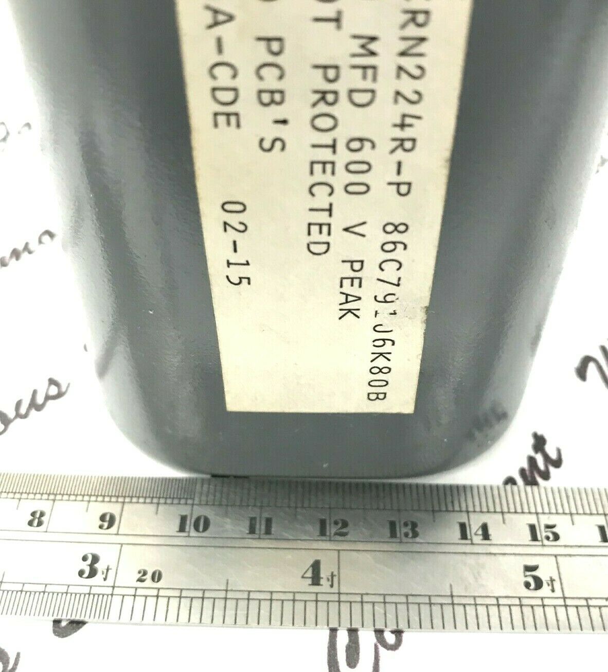 1pcs-  10uF 600V SCRN224R-P - Screw Terminal Capacitor - 86C79106K80B