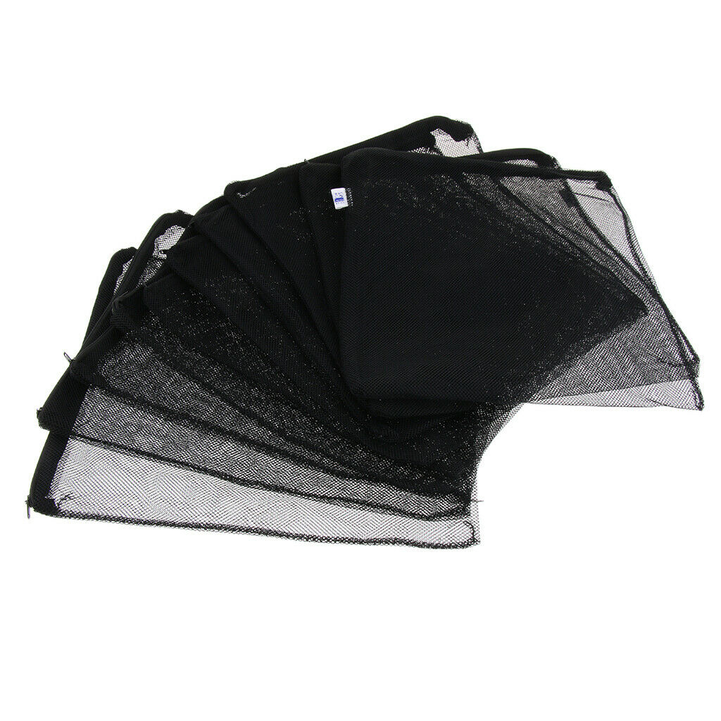 10 Pieces Aquarium Filter Bags Media Filter Bags with Zipper for aquarium,