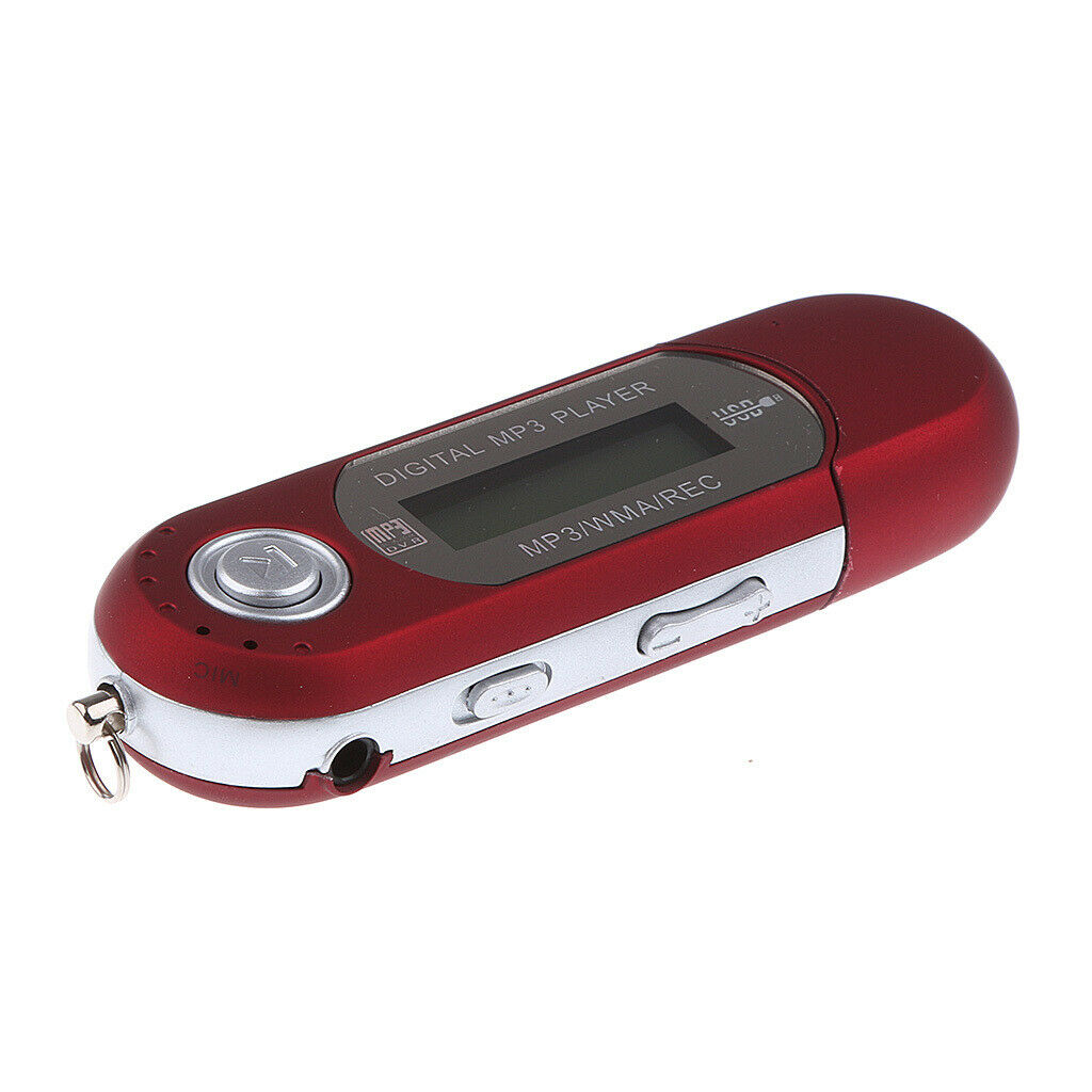 2pcs 4GB LCD USB Port Mp3 Player Music Audio Media Player with FM Radio