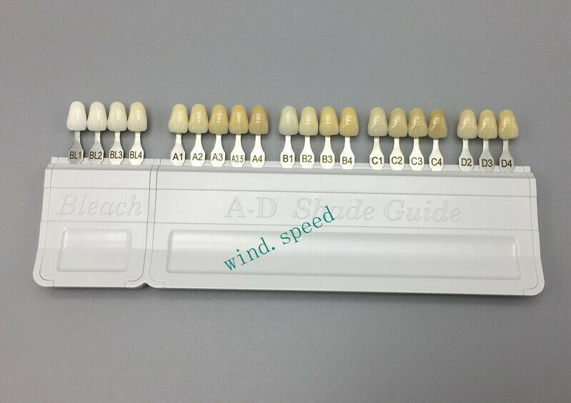Dental Shade Guide Bleach Teeth Ivoclar Vivadent Natural Die A-D 20+9 Colors