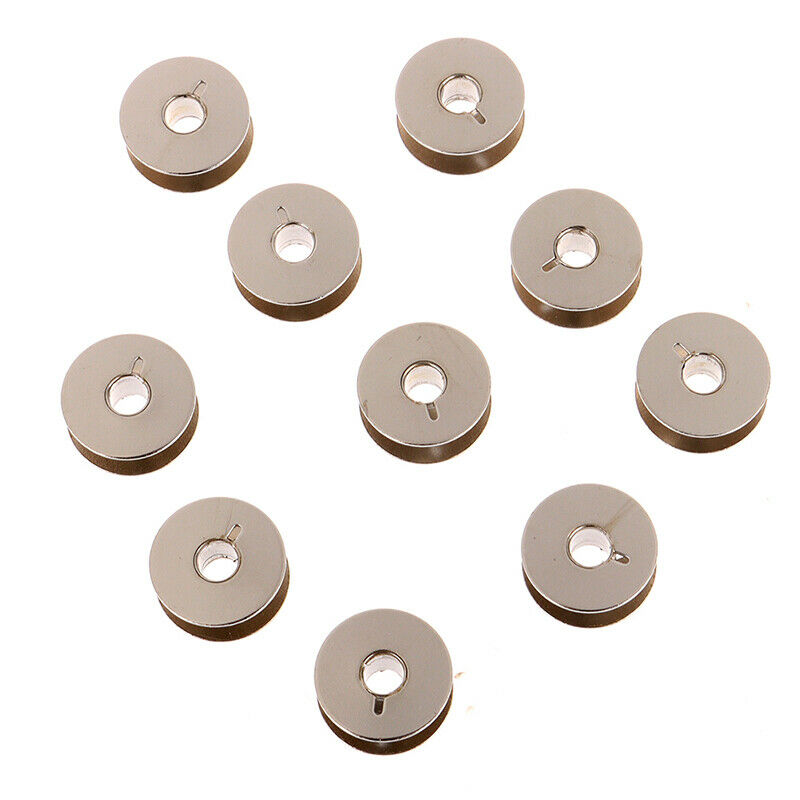 10Pcs metal spool wing machine accessories industrial bobbin grooved bob DD