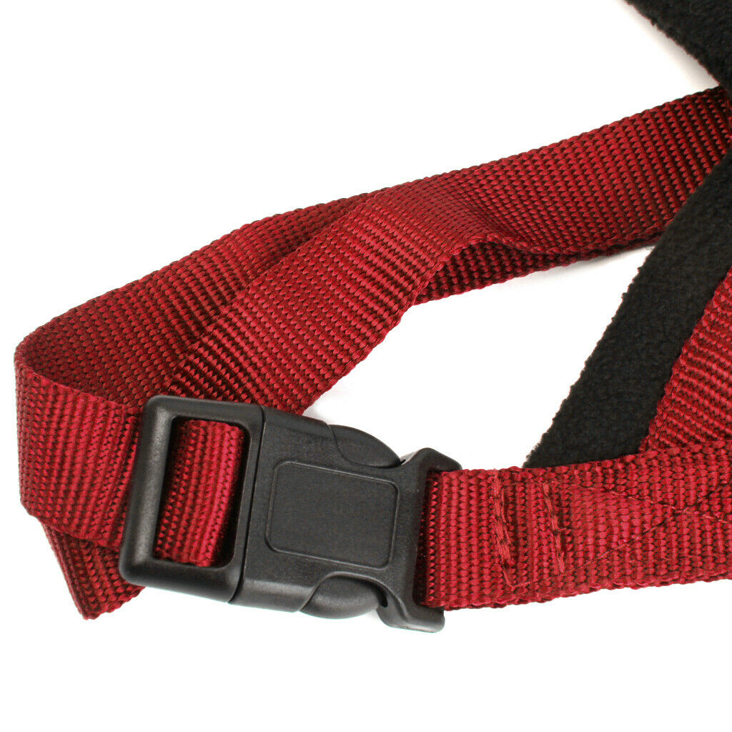 Dog Adjustable Chest Strap Belt Harness Pet Walking Collar Strap Red S