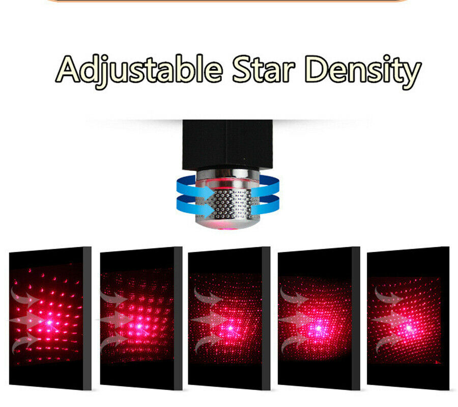 Universal USB Plug Mini LED Car Roof Star Night Lights Projector Various Effects