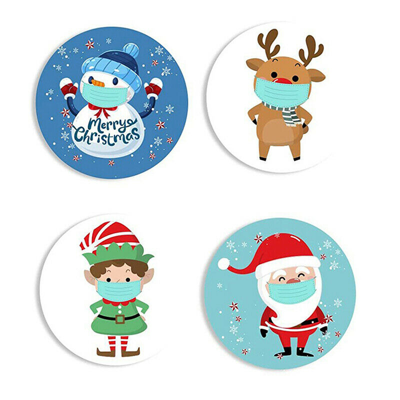 500pcs Christmas gift stickers gift sealing stickers holiday gift wrapping de JY