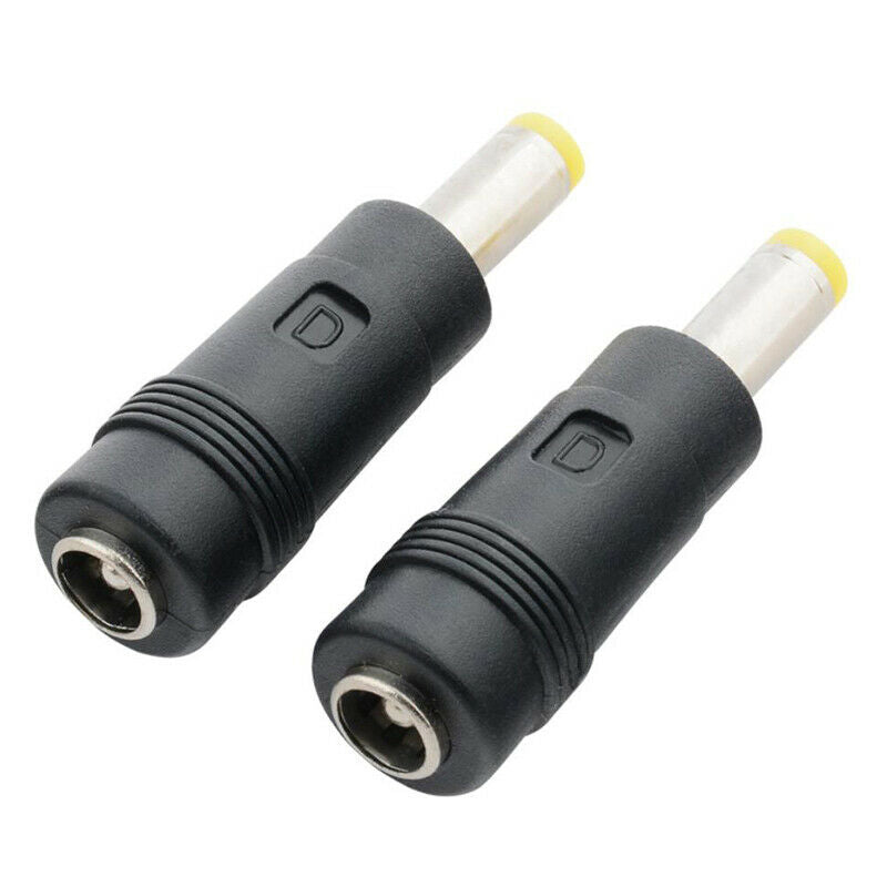 2Pcs 5.5x2.5mm Female to 5.5x2.1mm Male DC Power Connector Adapter Lapt.l8