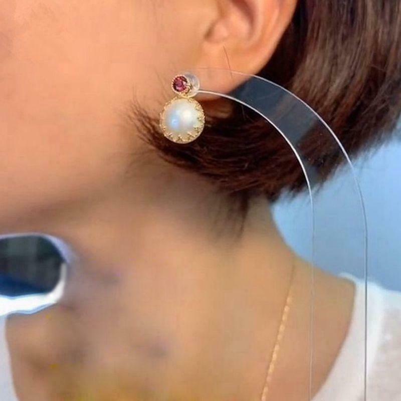 10 Acrylic Earrings Fitting Bar Earring Wearing Effect Stick Fast Try On Display
