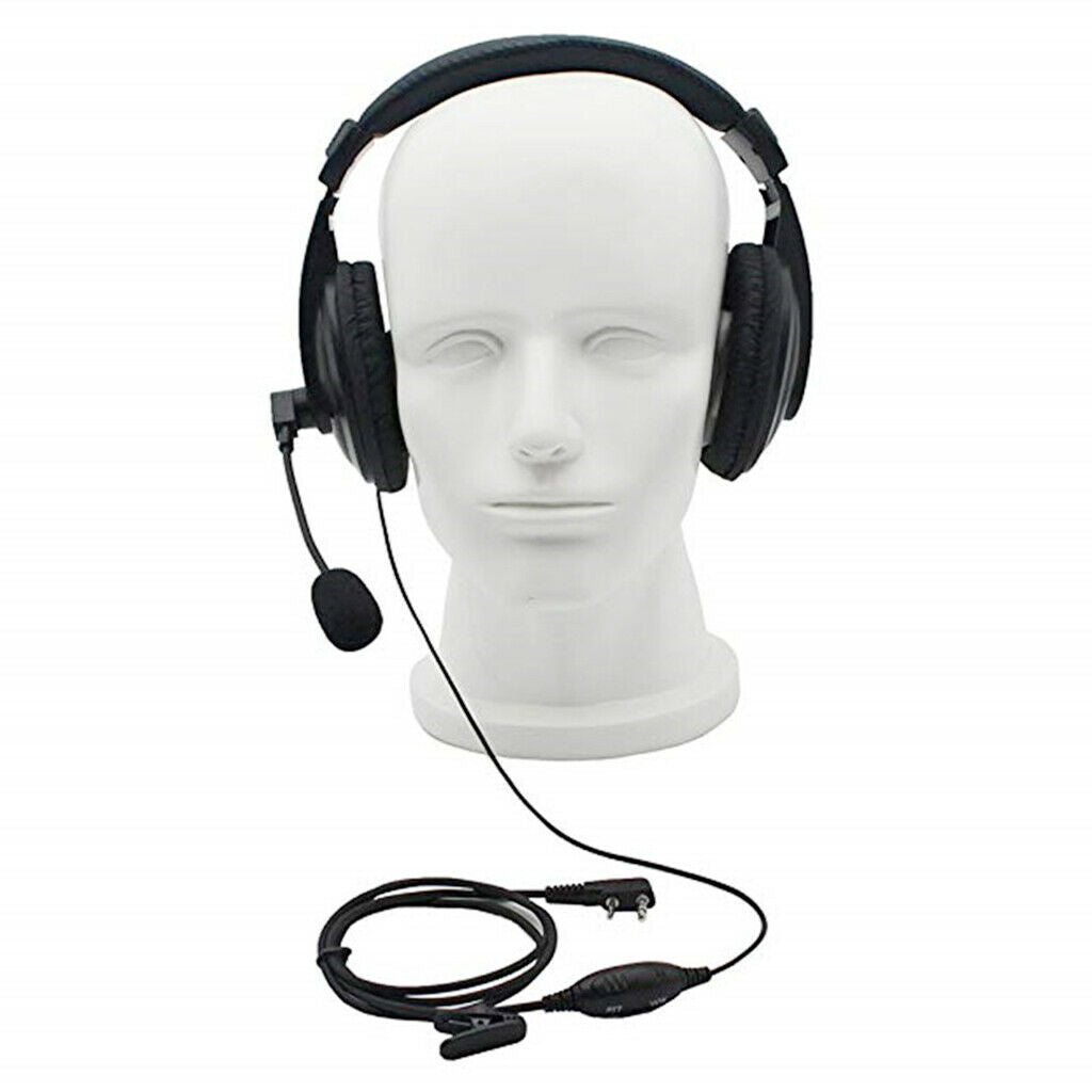 Over Ear Headset PTT Headphones  Compatible with Noise Canceling