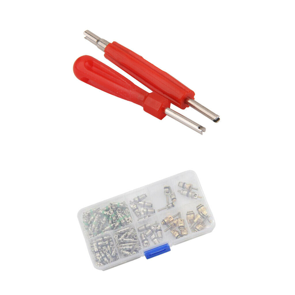 134 Pieces R134a R12 Air Conditioning A/C Valve Cores Remover Tool Assortment