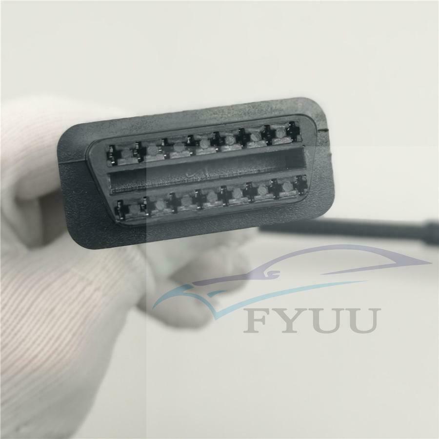 6 Pin OBDII OBD2 Diagnostic Cable Adapter For Kawasaki Motorcycle
