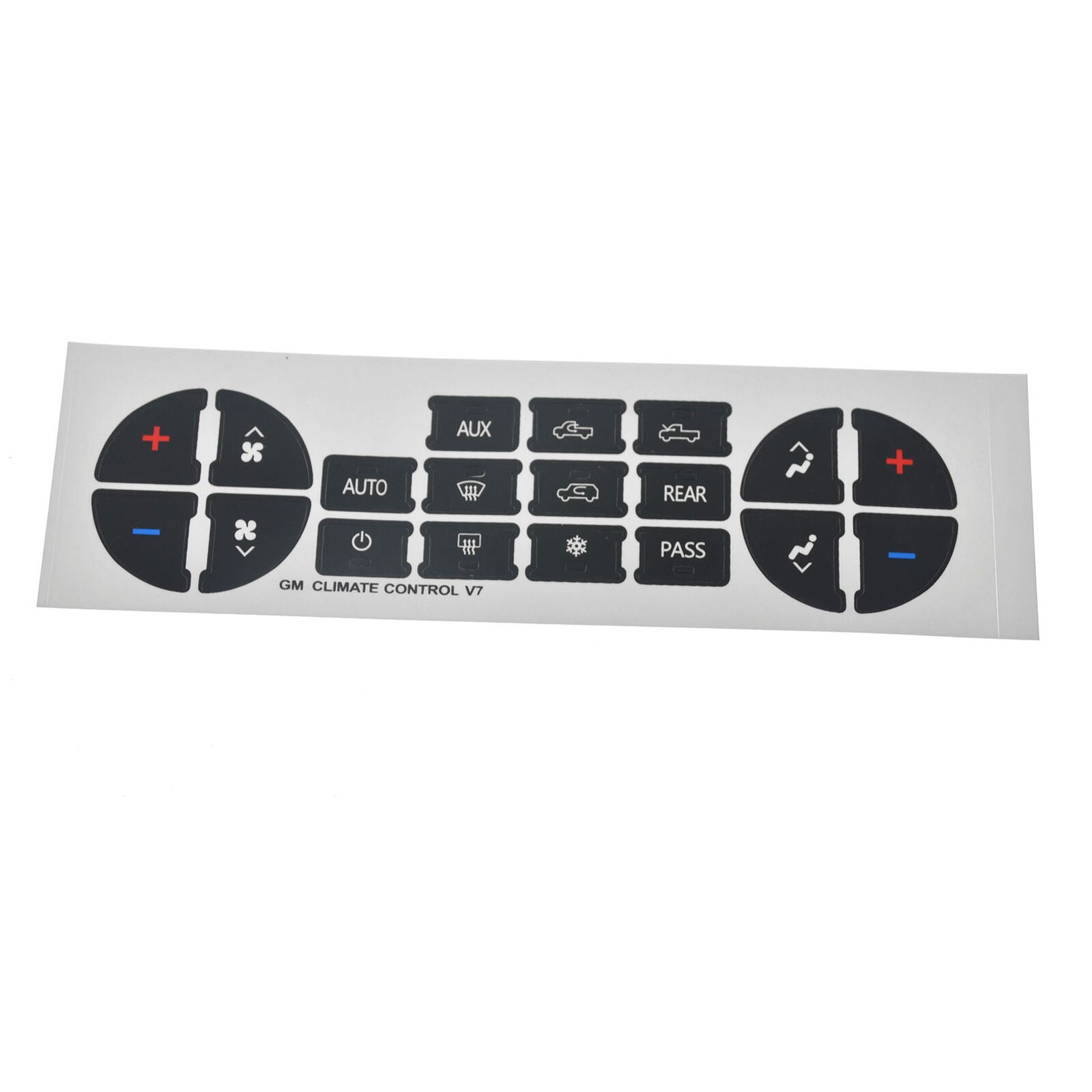 For GM GMC Car Interior Radio+ A/C Climate Control Button Repair Decals Stickers