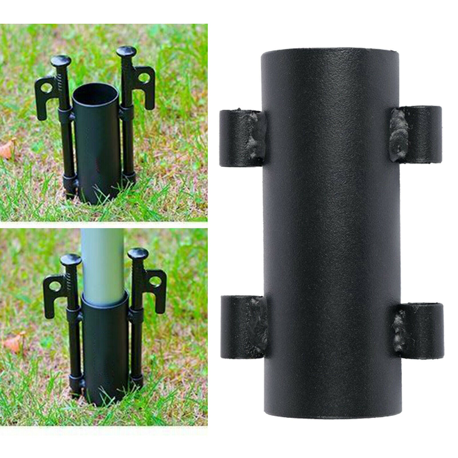 Awning Pole Holder Canopy Pole Fixed Pipe Steel Pipe Outdoor