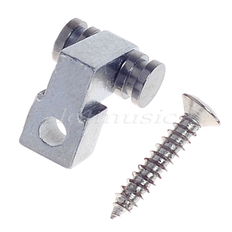 10 Pcs Chrome Guitar Roller String Trees Retainer for Fender Electric Parts