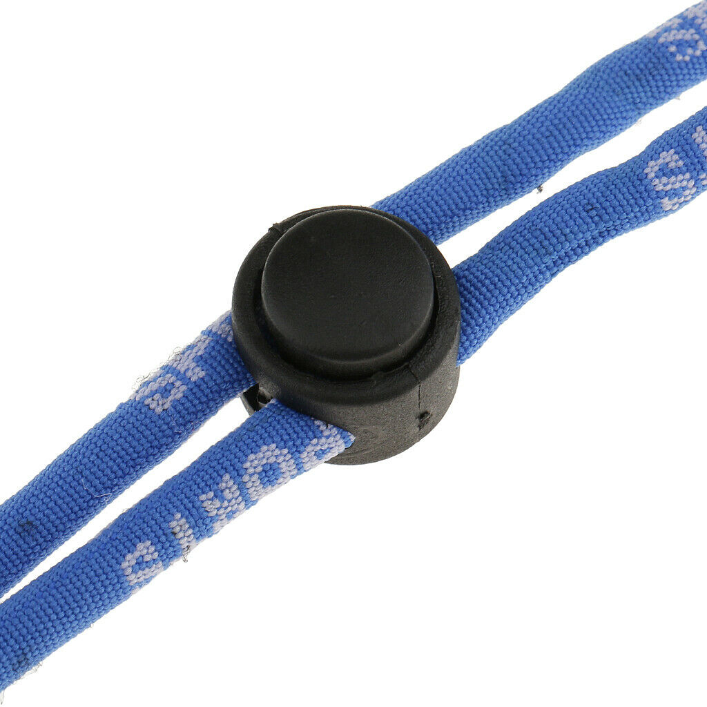 Adjustable Sports Goggles Cable Band Neck Strap Red And Blue