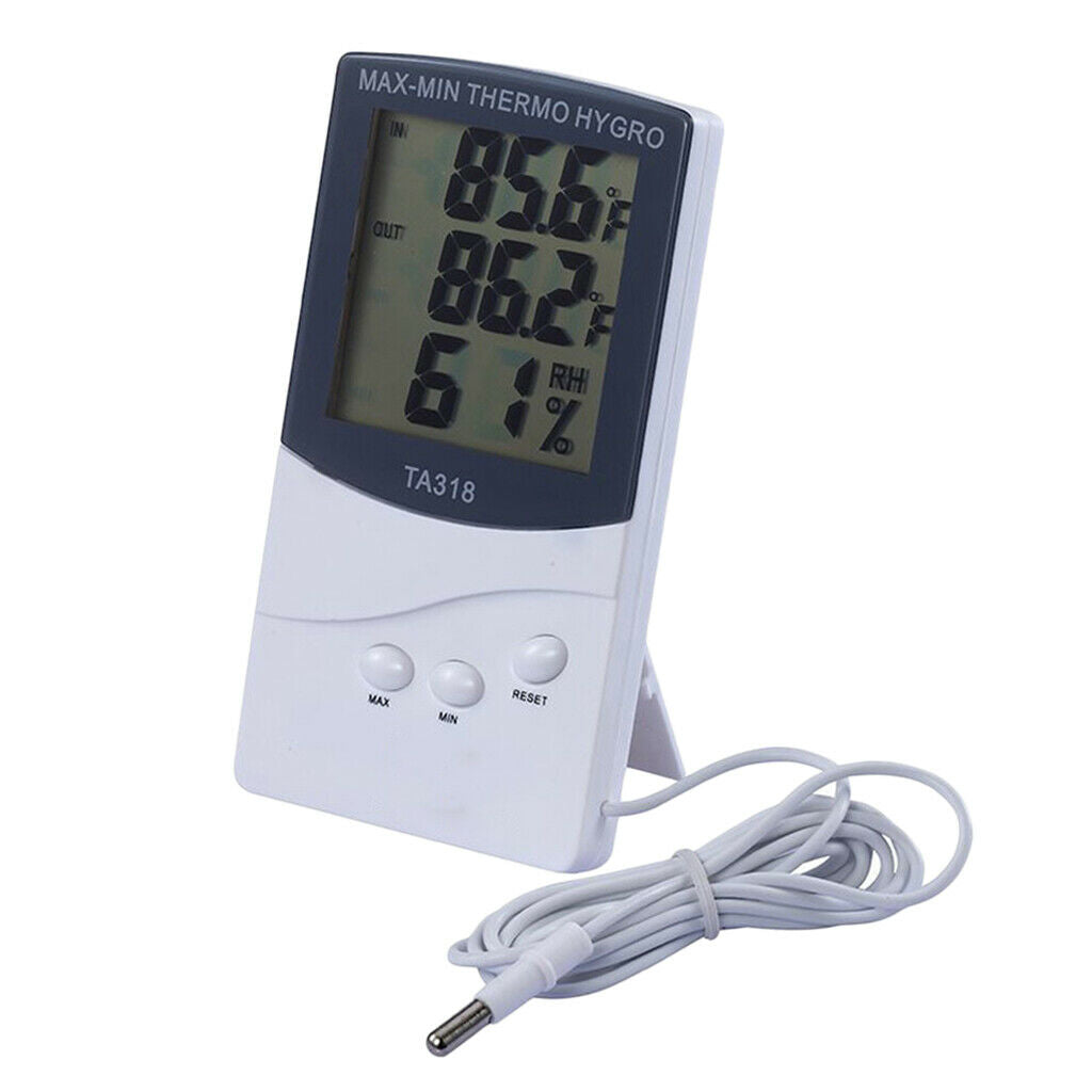 Digital LCD Indoor/Outdoor Home Thermometer Hygrometer Temperature Humidity Test