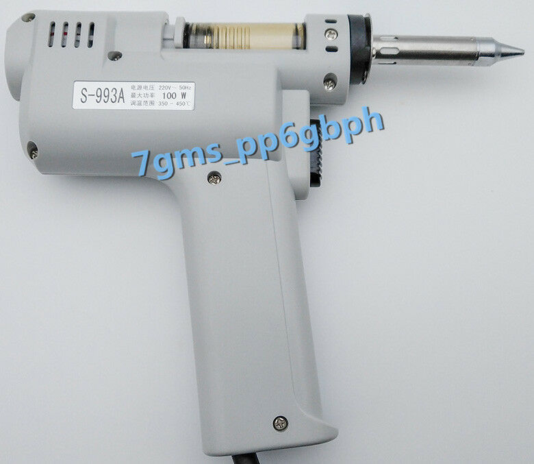 1PC S-993A Electric Vacuum Desoldering Pump Solder Sucker Gun 100W 110/220V