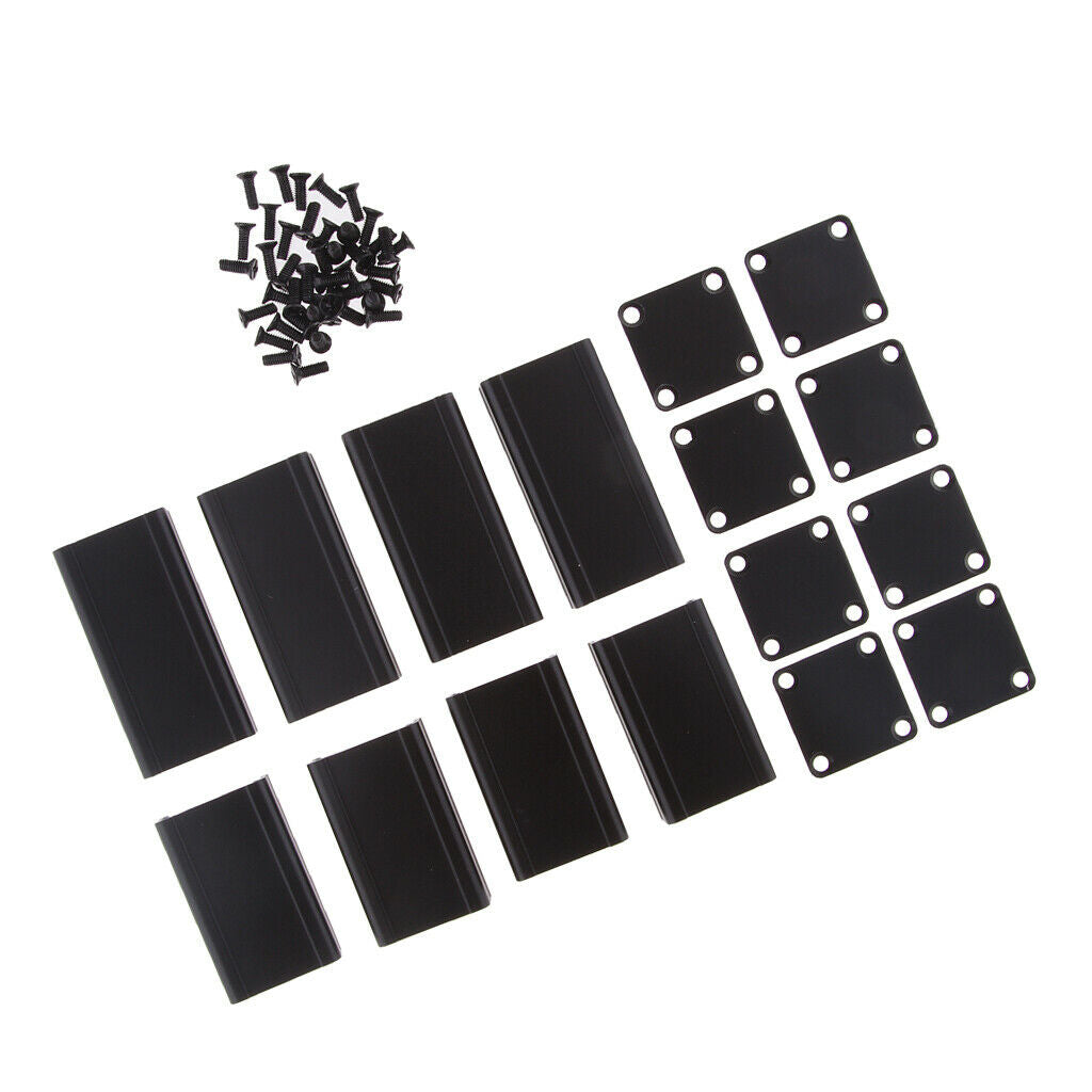 Aluminum Enclosure Electric Instrument Project Box DIY 50*25*25mm+40*25*25mm