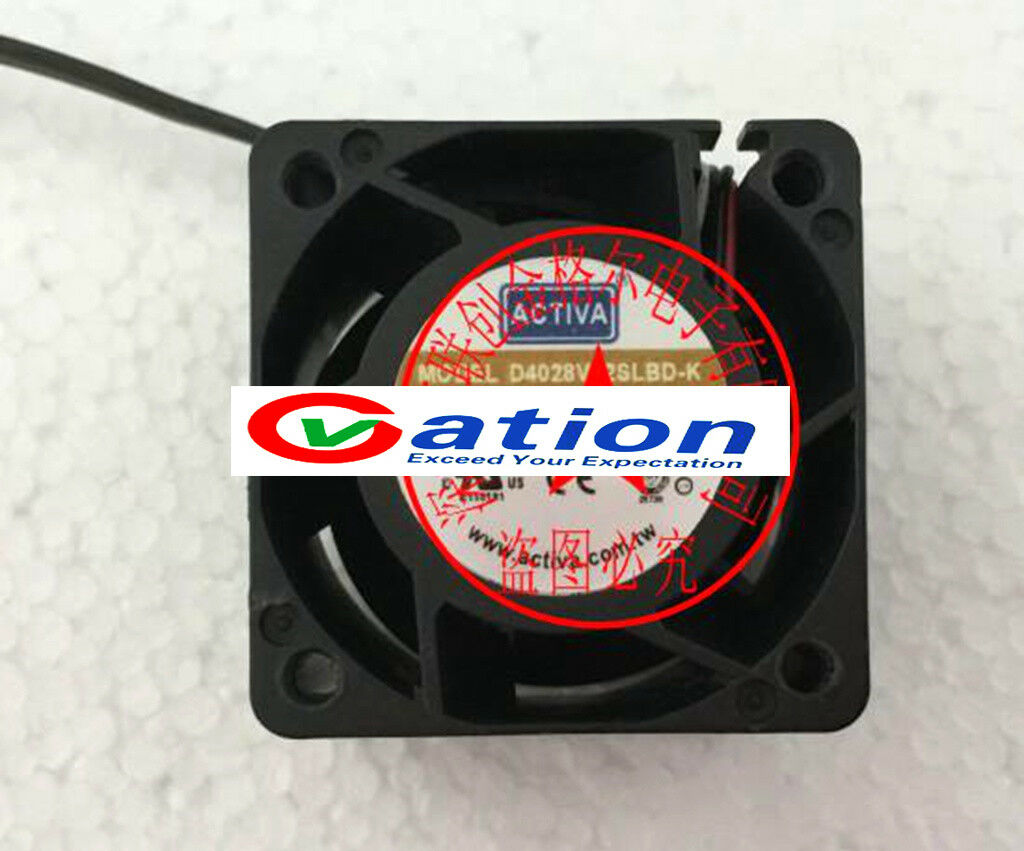 For 1pc Activa D4028V12SLBD-K Axial fan DC12V 40*40*28mm