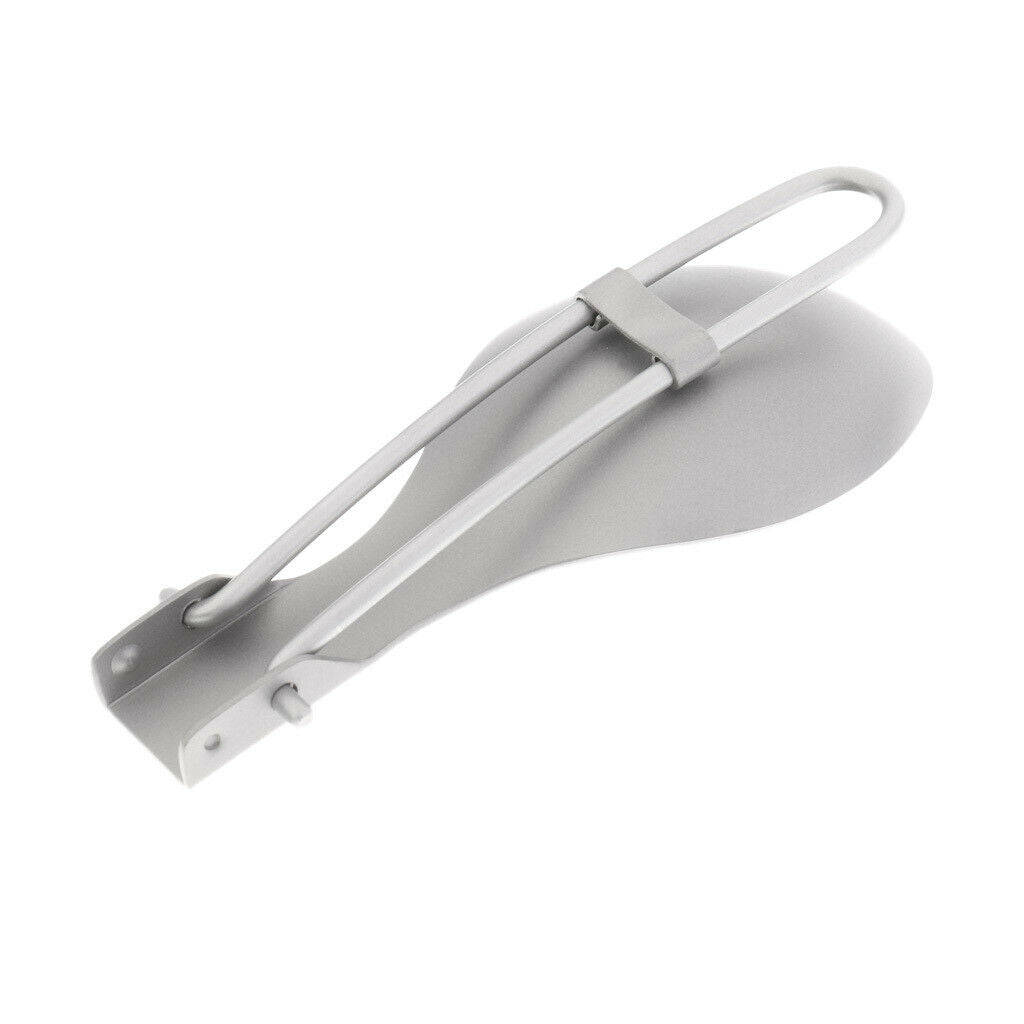 Outdoor Tableware Camping Picnic Folding Titanium Soup Spoon