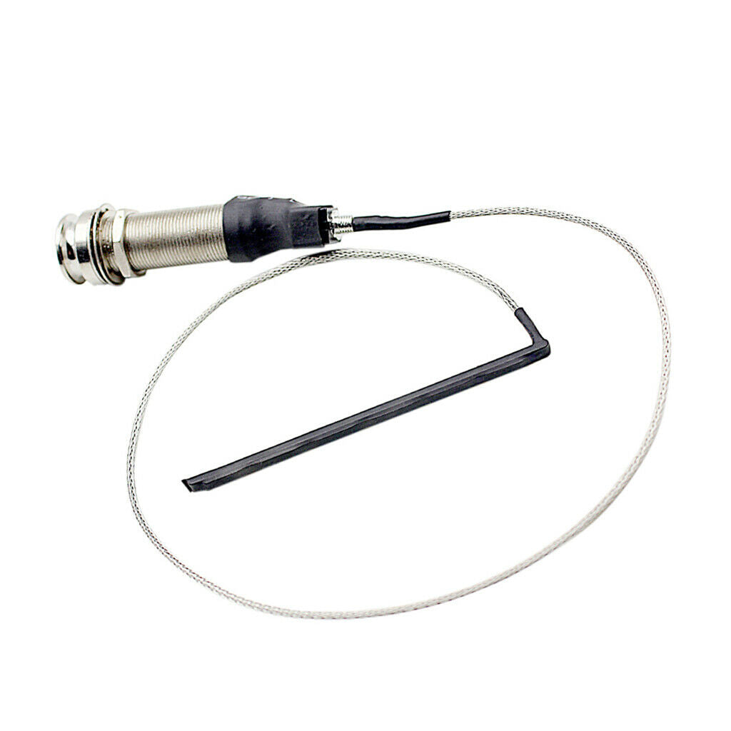 High Quality 6.35mm EQ Piezo Pickup for Acoustic Guitar Kalimba 69mm Stick