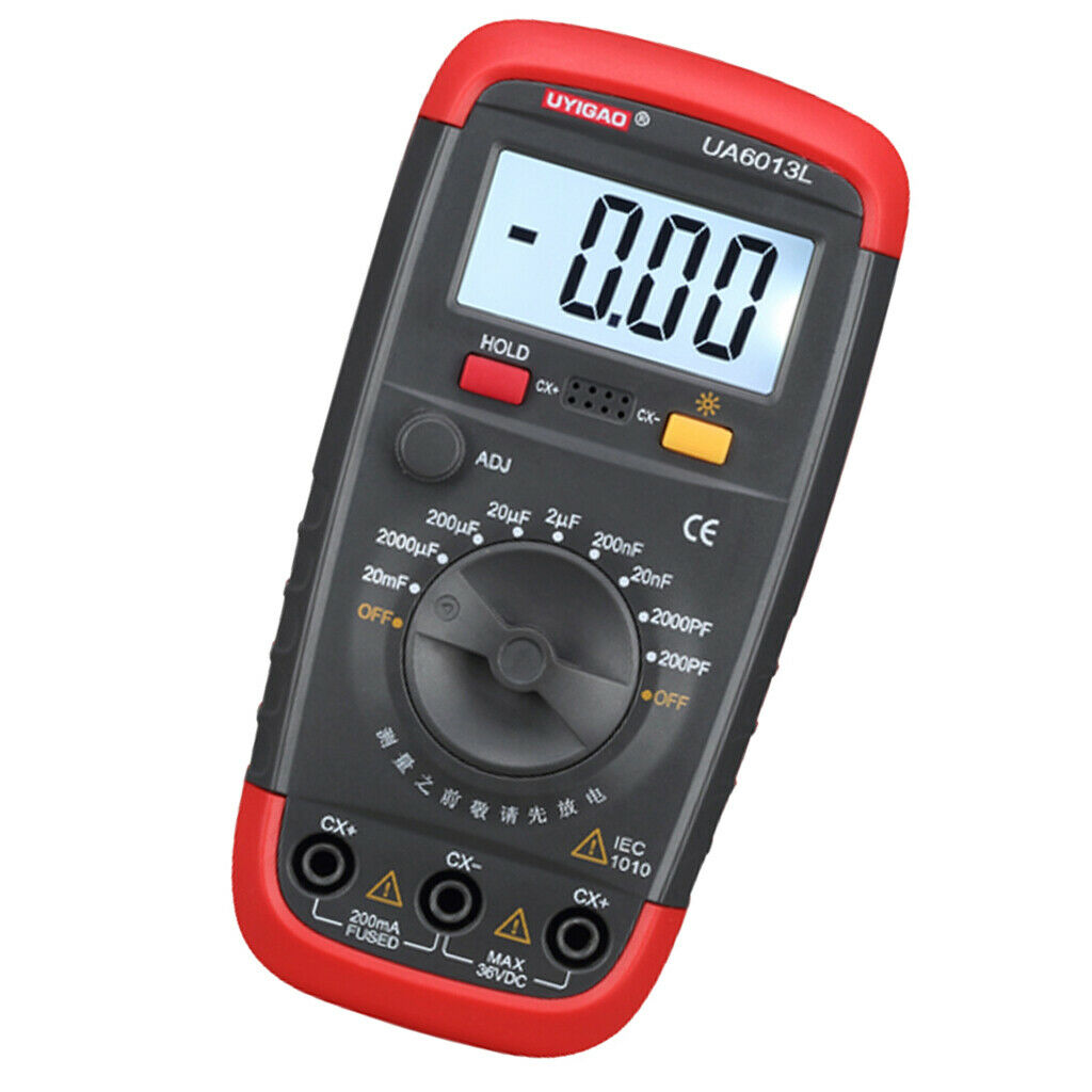 Mini Multimeter LCD Digital Capacitance Meter Capacitor Tester BackLight