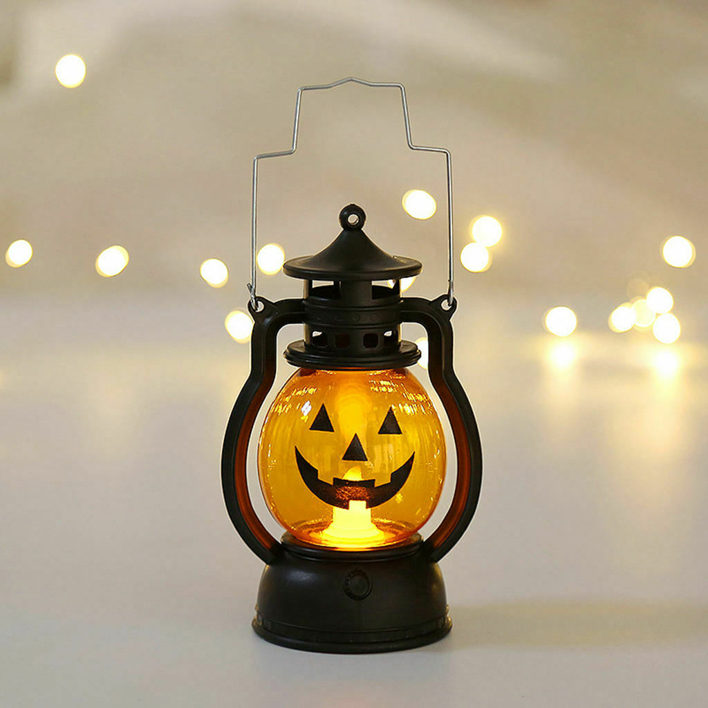 3pcs LED Lantern Lights Battery Operated, Halloween Lamp Pumpkin, Halloween