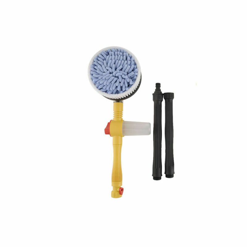 Car Wash Switch Water Flow Foam Brusher Portable Rotating Brush Auto Clean Tools