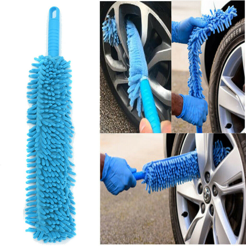 Long Mircofibre Noodle Chenille Alloy Wheel Cleaner Car Wash Brush